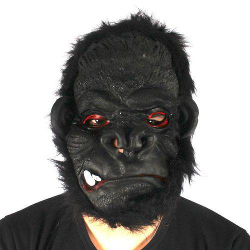 Máscara de Halloween Gorila com Pelos - Unidade