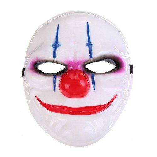 Máscara de Palhaço Halloween para Festa Payday Video Game