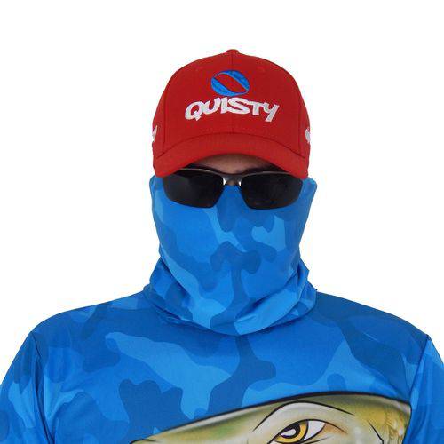 Máscara de Proteção Solar Quisty Piapara a Lutadora das Águas Camuflado Proteção 50 UV