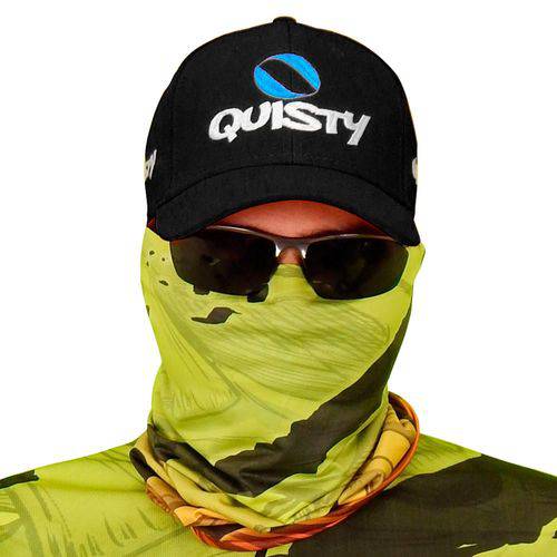 Máscara de Proteção Solar Quisty Tucunaré Skull Fishing Proteção 50 UV
