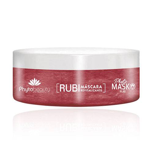 Máscara de Rubi 200g Phytobeauty - Hidratante, Antioxidante, Revitalizante com Nano Resveratrol