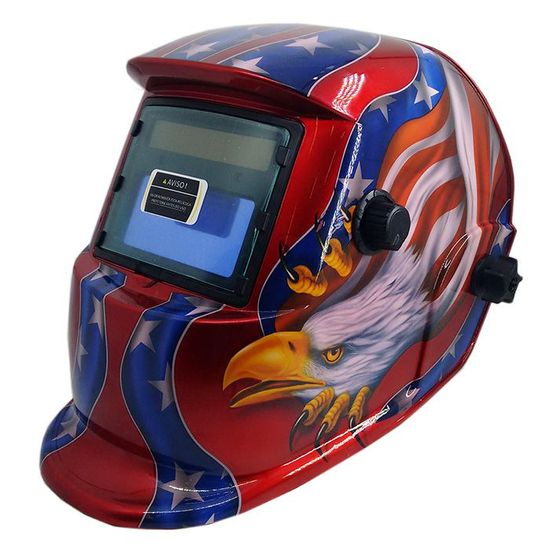 Mascara de Solda Eletronica com Regulagem 9 a 13 Arte Bandeira Americana - 0000160 - Apollo