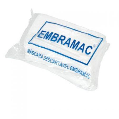 Máscara Descartável com Elástico Embramac Pct C/50