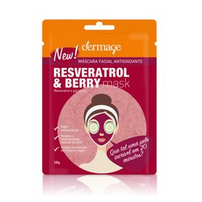 Máscara Facial Antioxidante Resveratrol e Berry Mask