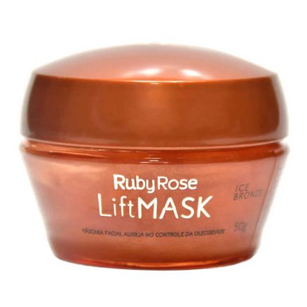Máscara Facial Lift Mask Ruby Rose Ice Bronze Controle de Oleosidade 50g HB 403