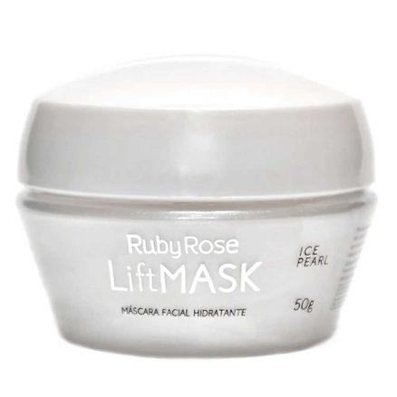Máscara Facial Lift Mask Ruby Rose Ice Pearl Hidratante e Nutritiva 50G HB 402