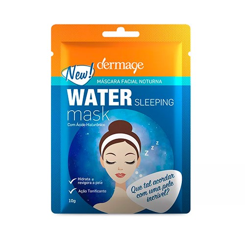 Máscara Facial Noturna Dermage Water Sleeping Mask 10g