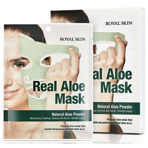 Máscara Facial Royal Skin Real Aloe Mask