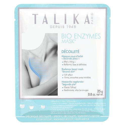 Máscara Firmadora Talika - Bio Enzymes Mask Neckline Décolleté