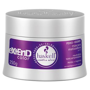 Máscara Haskell Extend Color Roxo Violet Matizadora 250g
