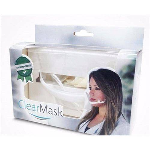 Máscara Higiênica Protetora Salivar Clear Mask