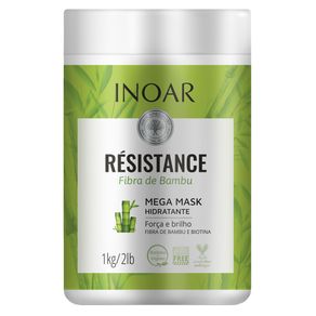 Máscara Inoar Résistance Fibra de Bambu de Hidratação 1000g