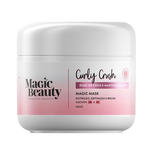 Máscara Magic Beauty Curly Crush 3B a 4C 450g