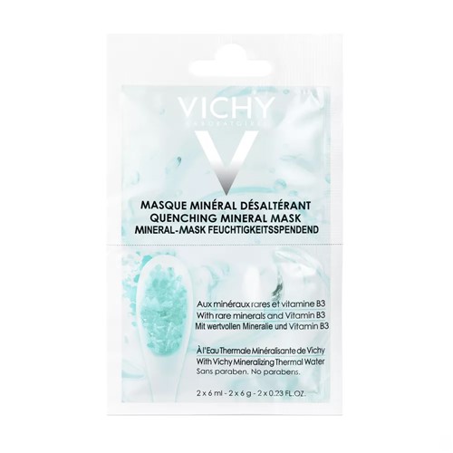 Máscara Mineral Vichy Reequilibrante Sachê com 2 Unidades de 6ml Cada