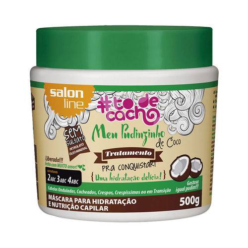 Máscara para Hidratação e Nutrição Meu Pudinzinho de Coco Ntodecacho 500g – Salon Line