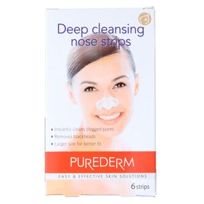 Máscara Purederm Deep Pore Cleansing Nose Removedora de Cravos (6 Unidades) 6un