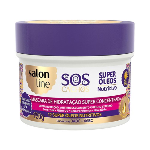 Máscara Salon Line SOS Super Óleos Nutritivos 120g
