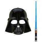 Máscara Star Wars Rebels - Darth Vader + Sabre de Luz Básico - Obi-wan Kenobi - Hasbro - Disney