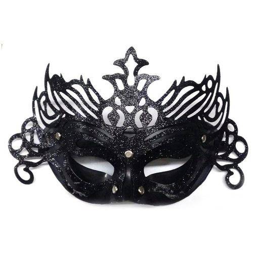 Máscara Veneziana Luxo com Glitter