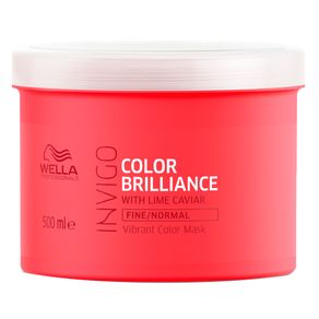 Máscara Wella Professionals Invigo Color Brilliance Capilar 500ml