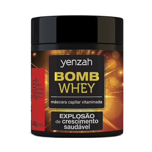 Máscara Yenzah Whey Bomb Cream 480g