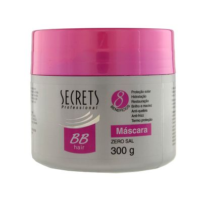 Máscara Zero Sal BB Hair 300g - Secrets Professional