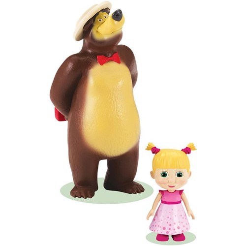 Masha e o Urso - Pack com 2 Figuras - Aniversário - SUNNY