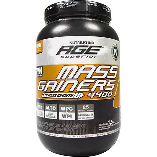 Mass Gainers 4400 - 1,5kg - Nutrilatina Age