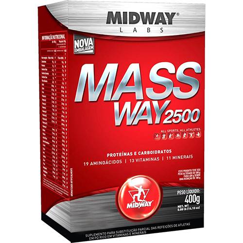 Mass Way 2500 (500g) - Baunilha