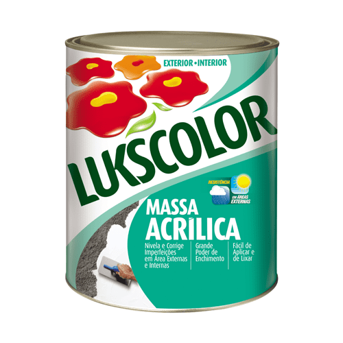 Massa Acrílica Lukscolor 0,9l