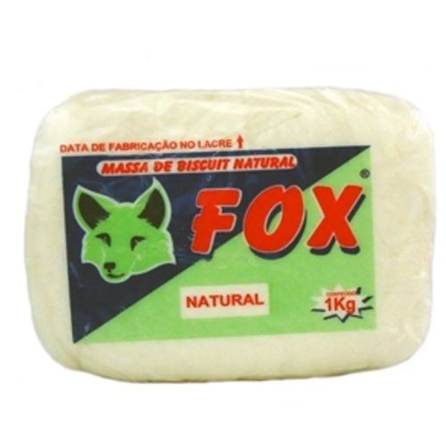 Massa de Biscuit 1 Kg Natural - Fox 1018645