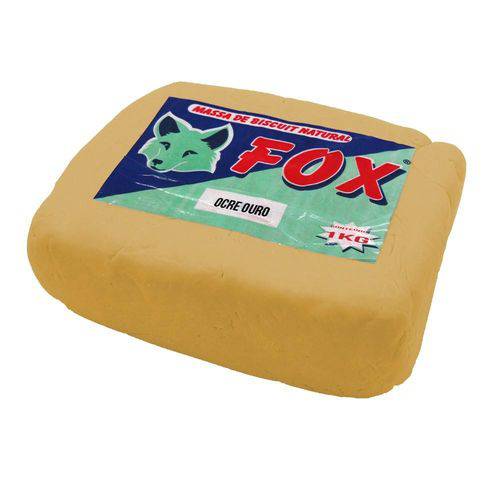 Massa de Biscuit - 1kg - Ocre Ouro - Fox