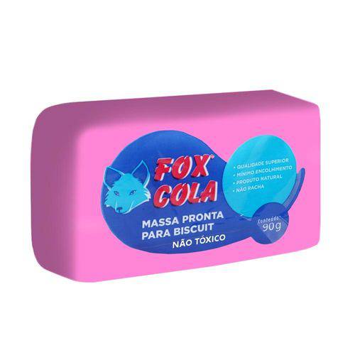 Massa de Biscuit - 90g - Rosa Escuro - Fox