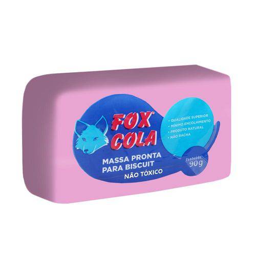 Massa de Biscuit - 90g - Rosa - Fox