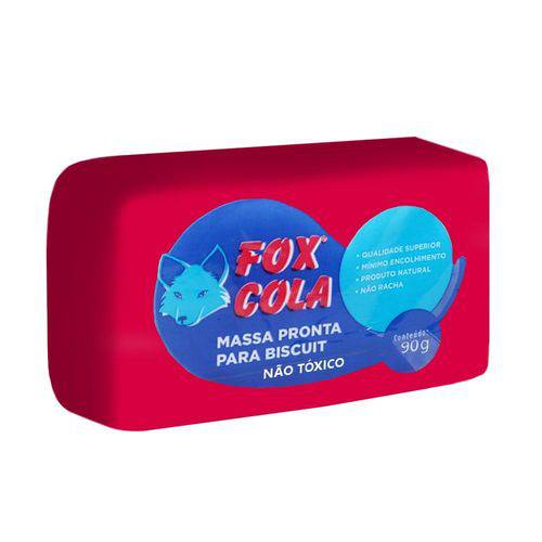 Massa de Biscuit - 90g - Vermelho Vivo - Fox