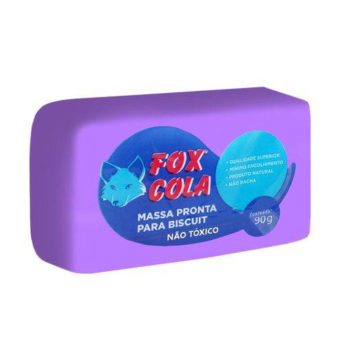 Massa de Biscuit - 90g - Violeta - Fox