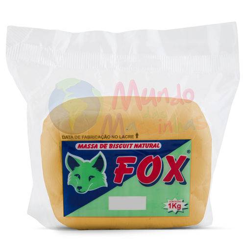 Massa de Biscuit Fox Ocre Ouro 1kg