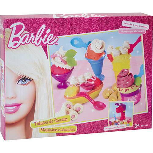 Massa de Modelar Barbie Sorveteria Divertida Monte Libano