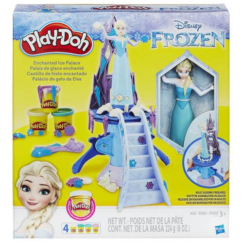 Massa de Modelar Play-doh Frozen Palácio de Gelo da Elsa Has