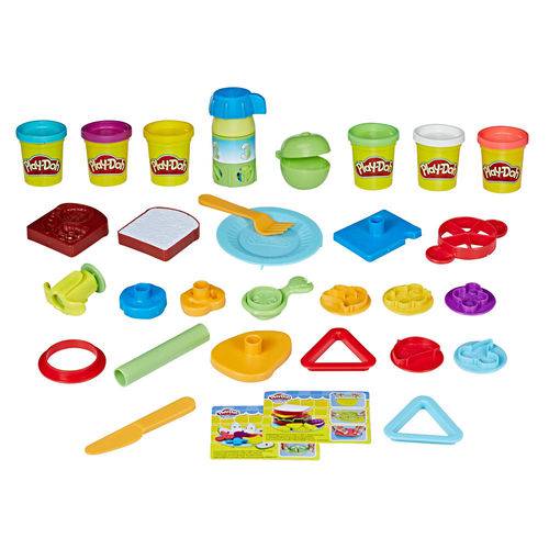 Massa de Modelar - Play-doh - Kitchen Creations - Lanche Divertido - Hasbro