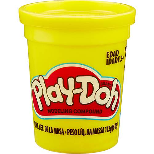 Massa de Modelar Play-Doh Pote Individual Amarelo - Hasbro