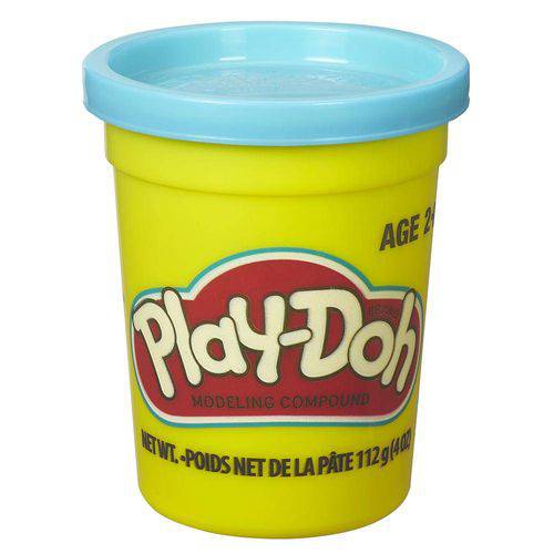 Massa de Modelar - Play-Doh - Potes Individuais 110 Grs - Azul Claro - Hasbro Bivolt