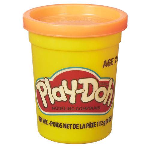 Massa de Modelar - Play-Doh - Potes Individuais 110 Grs - Laranja - Hasbro