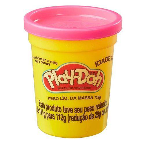 Massa de Modelar - Play-Doh - Potes Individuais 112g - Rosa Claro - Hasbro - B8177/B6756