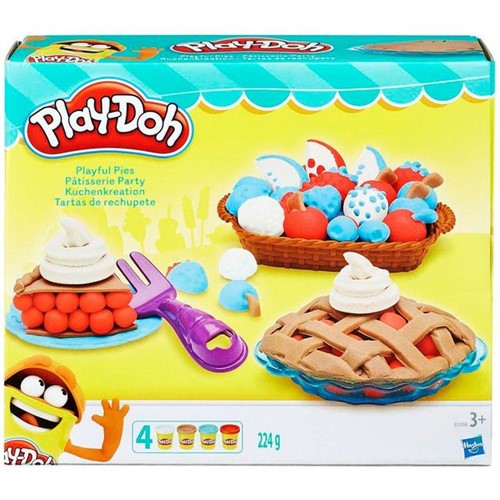 Massa de Modelar Tortas Divertidas Play-Doh Hasbro Amarelo