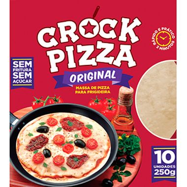 Massa de Pizza para Frigideira Original Crock Kim 250g