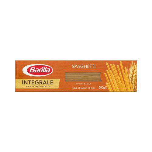Massa Italiana Barilla Spaghetti Integrale Caixa 500 G