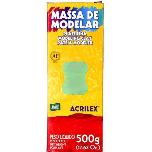 Massa Modelar Acrilex 500 G Verde Veronese 07001 - 512