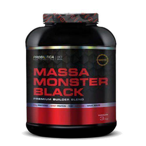 Massa Monster Black Nova Fórmula - 3000g Chocolate - Probiótica