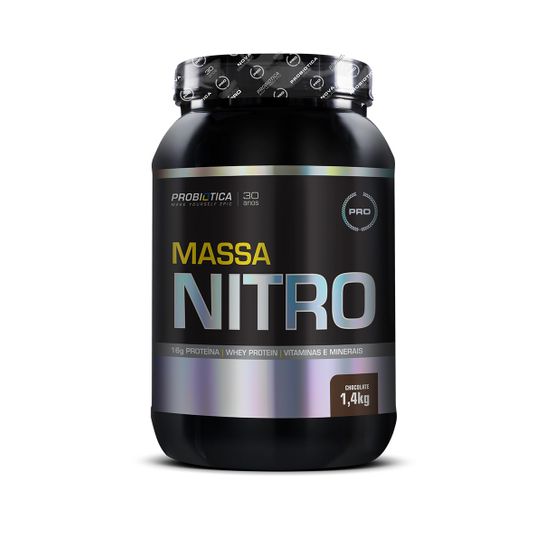 Massa Nitro Probiotica Chocolate 1,4kg Novo